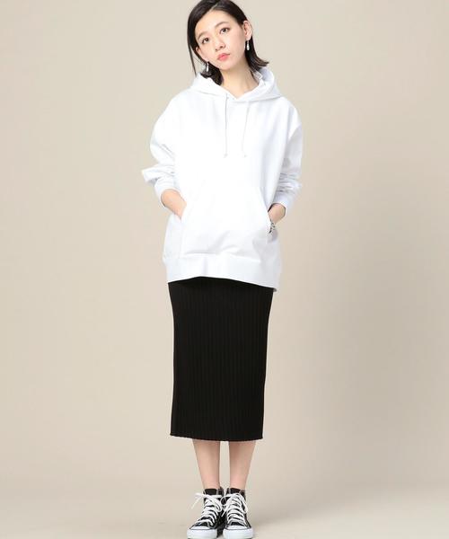 BEAUTY&YOUTH UNITED ARROWS(ビューティーアンドユースユナイテッドアローズ)の「BY ∴ ライトスウェット ビッグ パーカー ◆(パーカー・メンズ・ブラック/ホワイト/ライム/レッド・X-LARGE/LARGE/SMALL/MEDIUM)」の11枚目の写真