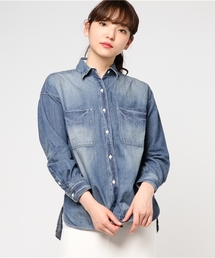 Moname | Moname   デニムビッグシャツ   41171062(シャツ/ブラウス)