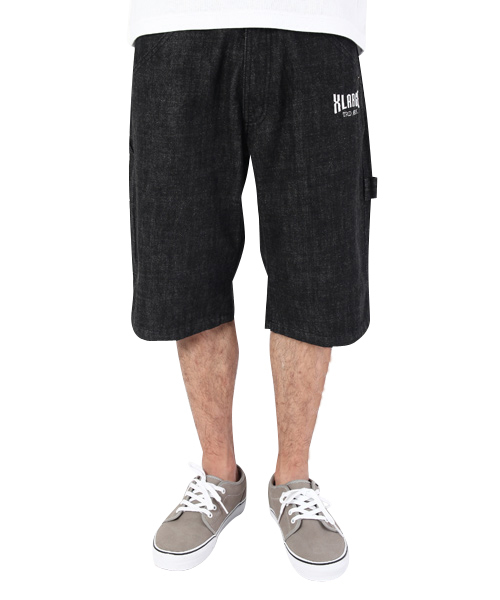 XLARGE(エクストララージ)の「CARPENTER DENIM SHORT(デニムパンツ・メンズ・ブラック/インディゴブルー・30inch/32inch/34inch/36inch)」の2枚目の写真