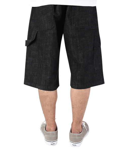 XLARGE(エクストララージ)の「CARPENTER DENIM SHORT(デニムパンツ・メンズ・ブラック/インディゴブルー・30inch/32inch/34inch/36inch)」の9枚目の写真