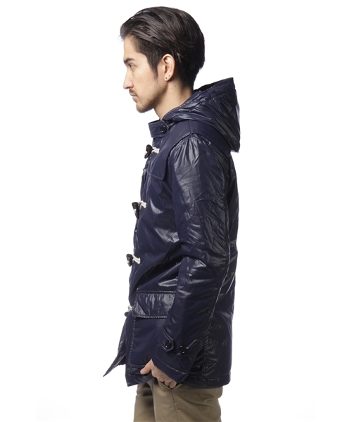 SOUNDS GOOD（サウンズグッド）の「SGM NP PE DUFFLE COAT（ダッフルコート・メンズ・ネイビー/ブラック・MEDIUM/LARGE/SMALL）」の9枚目の写真