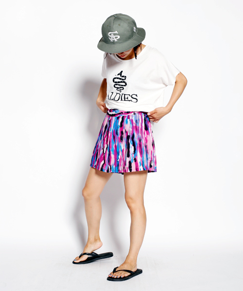 ALDIES（アールディーズ）の「Brush Cullottes / ブラッシュキュロット（その他パンツ・レディース・ブルー/ブラウン/パープル/イエロー・FREE）」の3枚目の写真