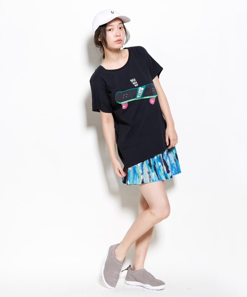 ALDIES（アールディーズ）の「Brush Cullottes / ブラッシュキュロット（その他パンツ・レディース・ブルー/ブラウン/パープル/イエロー・FREE）」の2枚目の写真