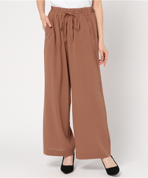 SHIPS | リラックスワイドパンツキャメル-2500(その他パンツ)