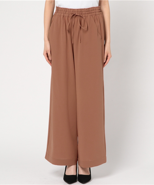 SHIPS（シップス）の「リラックスワイドパンツキャメル-2500（その他パンツ・レディース・キャメル・ONE SIZE）」の6枚目の写真