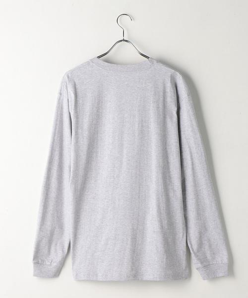 HANES（ヘインズ）の「【WEB限定】 [ヘインズ] SC★★ Hanes BEEFY ロングスリーブ TEE / カットソー（Tシャツ/カットソー・メンズ・ホワイト/ブラック/グレー/ネイビー・SMALL/MEDIUM/LARGE）」の8枚目の写真