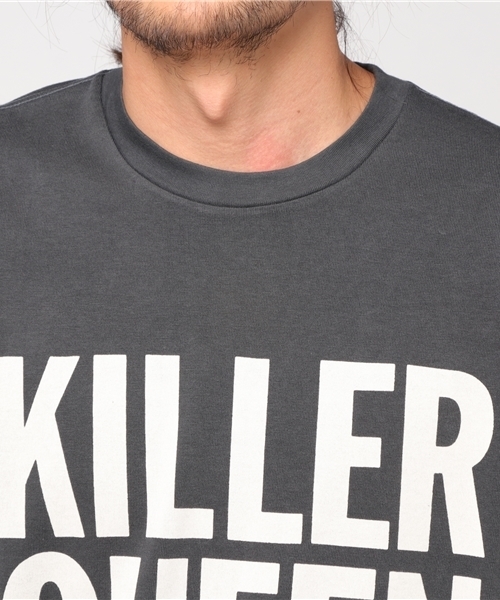HYSTERIC GLAMOUR(ヒステリックグラマー)の「KQWH プリント Tシャツ(Tシャツ/カットソー・メンズ・ホワイト/ブラウン/チャコールグレー・SMALL/LARGE/X-SMALL/MEDIUM)」の15枚目の写真