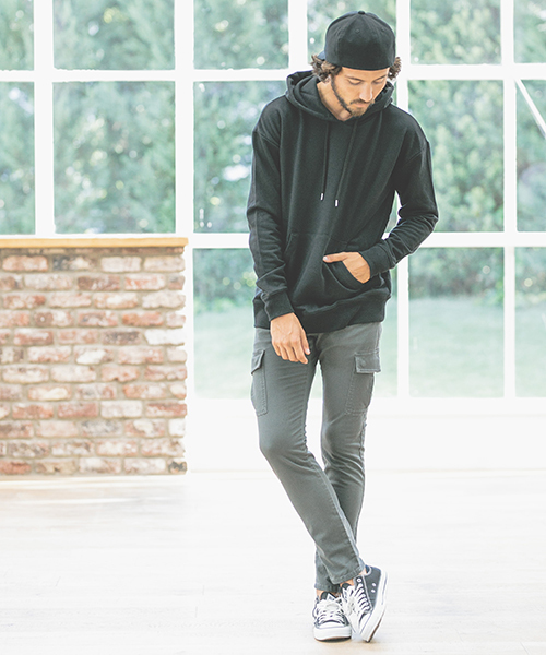 CAMBIO(カンビオ)の「mp5413-Stretch Tight Slim Cargo Pants (MADE IN JAPAN)(カーゴパンツ・メンズ・ブラック/カーキ/グリーン/チャコール・M/S/L)」の5枚目の写真