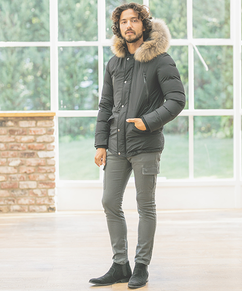 CAMBIO(カンビオ)の「mp5413-Stretch Tight Slim Cargo Pants (MADE IN JAPAN)(カーゴパンツ・メンズ・ブラック/カーキ/グリーン/チャコール・M/S/L)」の6枚目の写真