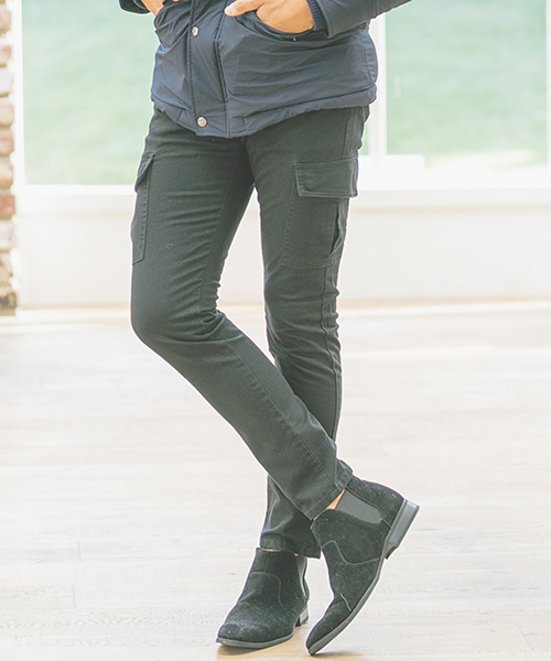 CAMBIO(カンビオ)の「mp5413-Stretch Tight Slim Cargo Pants (MADE IN JAPAN)(カーゴパンツ・メンズ・ブラック/カーキ/グリーン/チャコール・M/S/L)」の12枚目の写真