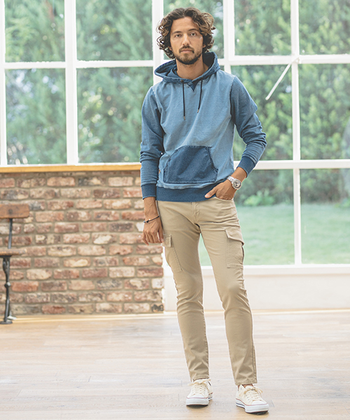 CAMBIO(カンビオ)の「mp5413-Stretch Tight Slim Cargo Pants (MADE IN JAPAN)(カーゴパンツ・メンズ・ブラック/カーキ/グリーン/チャコール・M/S/L)」の13枚目の写真