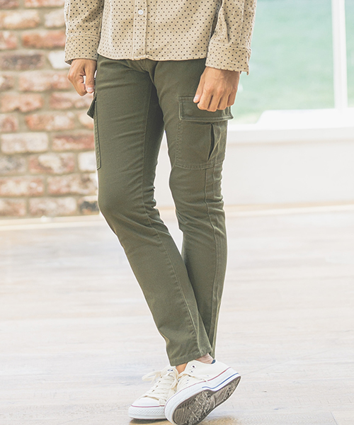 CAMBIO(カンビオ)の「mp5413-Stretch Tight Slim Cargo Pants (MADE IN JAPAN)(カーゴパンツ・メンズ・ブラック/カーキ/グリーン/チャコール・M/S/L)」の18枚目の写真