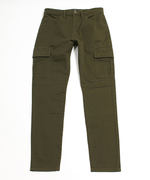 ボンディングカーゴパンツcambio カンビオ セール】mp5413-Stretch Tight Slim Cargo Pants (MADE IN JAPAN