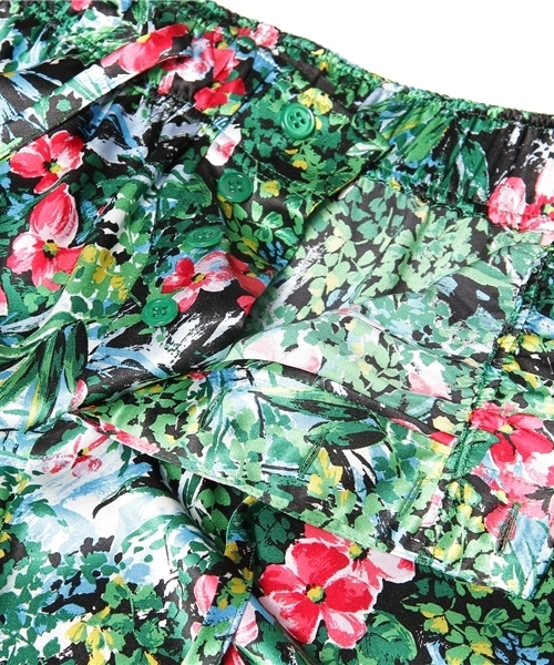 Drawer（ドゥロワー）の「Drawer シルクサテン フラワープリントショートパンツ（その他パンツ・レディース・ケリー・36/38）」の5枚目の写真
