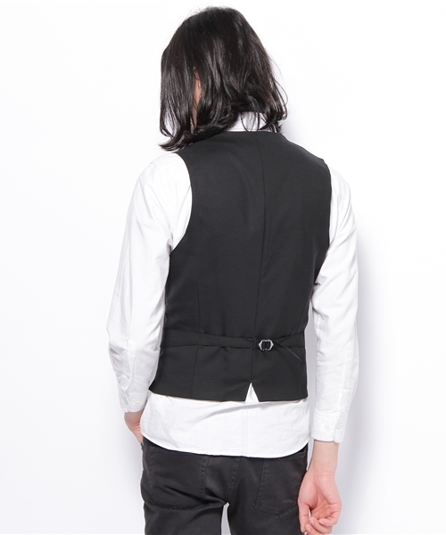 SHIPS JET BLUE（シップスジェットブルー）の「JB:ウールジレ（ベスト・メンズ・グレー/ブラック・SMALL/MEDIUM）」の4枚目の写真