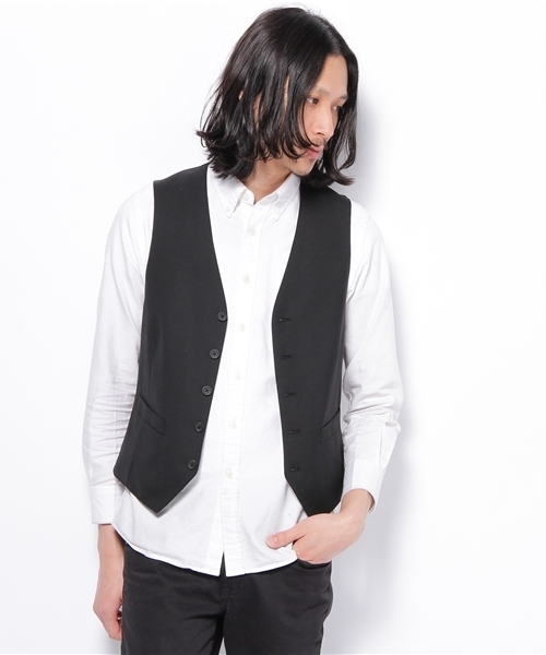 SHIPS JET BLUE（シップスジェットブルー）の「JB:ウールジレ（ベスト・メンズ・グレー/ブラック・SMALL/MEDIUM）」の5枚目の写真