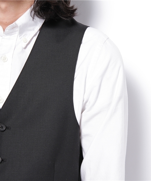 SHIPS JET BLUE（シップスジェットブルー）の「JB:ウールジレ（ベスト・メンズ・グレー/ブラック・SMALL/MEDIUM）」の8枚目の写真