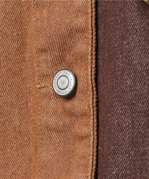 MERLOT（メルロー）の「パッチワークデニムジャケット001-3527（デニムジャケット・レディース・ブルー/ブラウン・FREE）」の11枚目の写真