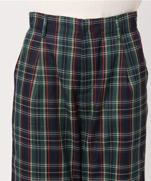 PUNYUS（プニュズ）の「タータンチェックパンツ（その他パンツ・レディース・ネイビー/レッド・2/1/3/4）」の6枚目の写真