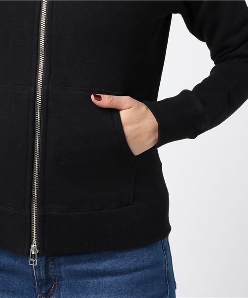 RIVE DROITE（リヴドロワ）の「裏毛パーカー（Tシャツ/カットソー・レディース・ブラック・FREE）」の4枚目の写真