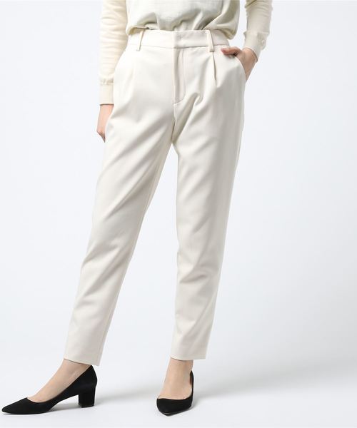 un dix cors（アンディコール）の「TRダブルクロステーパードパンツ（その他パンツ・レディース・ホワイト/ネイビー・36/38）」の5枚目の写真