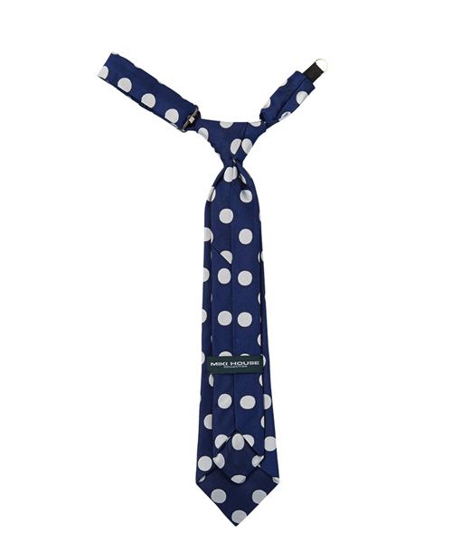 MIKI HOUSE（ミキハウス）の「水玉柄ネクタイ（ネクタイ・キッズ・ネイビー/ブルー・ONE SIZE）」の5枚目の写真