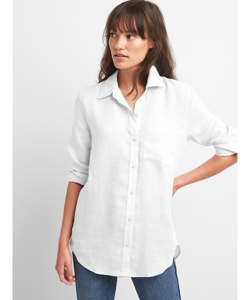GAP（ギャップ）の「Gap オーバーサイズ BFシャツ（リネン