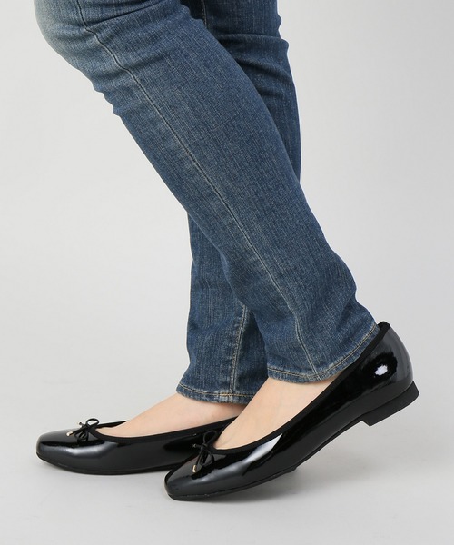 LE TALON（ルタロン）の「スクエアバレエ（バレエシューズ・レディース・シルバー/ブラック系その他/ブラック・25.5cm/24.5cm/21.5/23cm/25cm/24cm/22.5cm/23.5cm/22cm）」の3枚目の写真