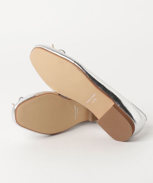 LE TALON（ルタロン）の「スクエアバレエ（バレエシューズ・レディース・シルバー/ブラック系その他/ブラック・25.5cm/24.5cm/21.5/23cm/25cm/24cm/22.5cm/23.5cm/22cm）」の4枚目の写真