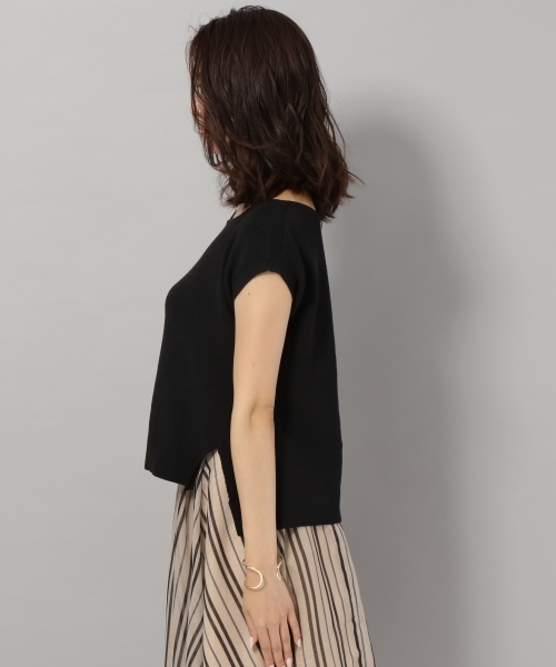 Andemiu（アンデミュウ）の「ボートネックラフニット796804（ニット/セーター・レディース・ブラック/パープル/オフホワイト/グリーン・FREE）」の11枚目の写真