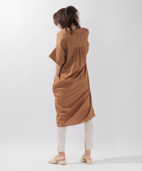 laboratory work（ラボラトリーワーク）の「フロントツイストワンピース（ワンピース・レディース・パープル/ブラウン/イエロー・MEDIUM）」の7枚目の写真