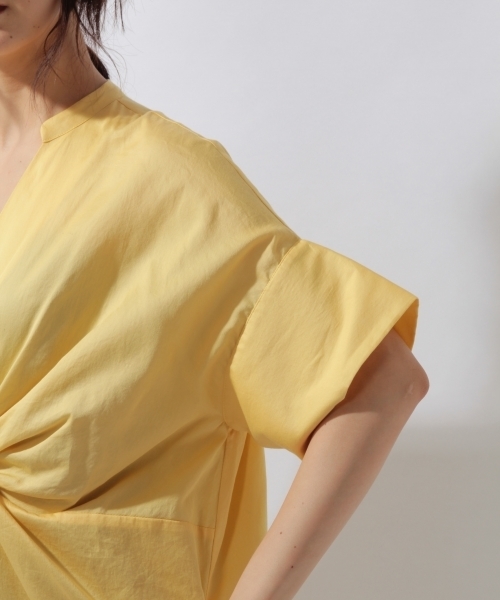 laboratory work（ラボラトリーワーク）の「フロントツイストワンピース（ワンピース・レディース・パープル/ブラウン/イエロー・MEDIUM）」の13枚目の写真