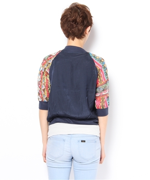 WHO'S WHO gallery(フーズフーギャラリー)の「ベルサブルゾン(ブルゾン・レディース・ベージュ/ネイビー/ブラック・FREE)」の7枚目の写真