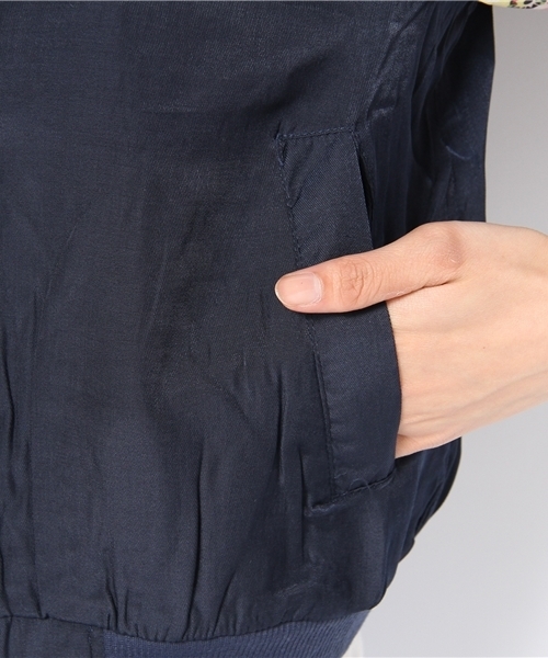 WHO'S WHO gallery(フーズフーギャラリー)の「ベルサブルゾン(ブルゾン・レディース・ベージュ/ネイビー/ブラック・FREE)」の9枚目の写真