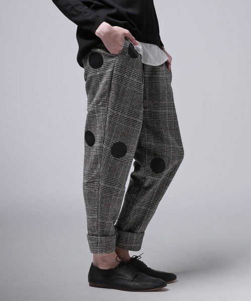 antiqua（アンティカ）の「チェックドットパンツ（その他パンツ・レディース・グレー系その他・FREE）」の15枚目の写真