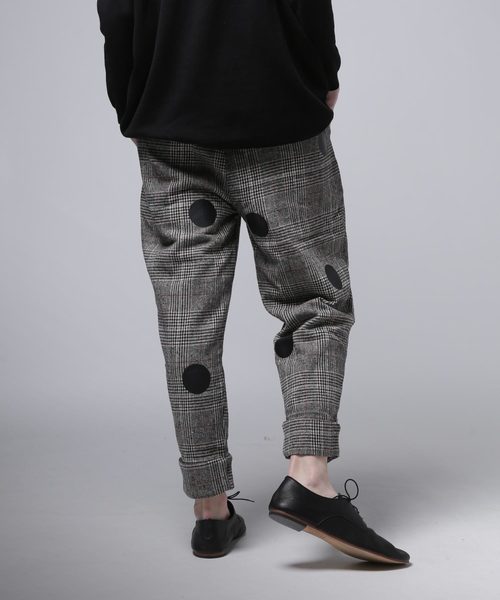 antiqua（アンティカ）の「チェックドットパンツ（その他パンツ・レディース・グレー系その他・FREE）」の12枚目の写真