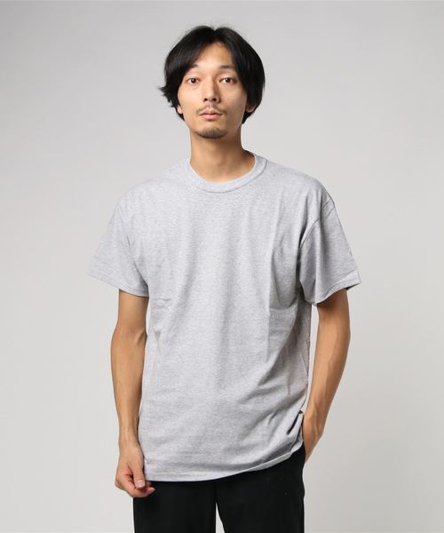 GILDAN（ギルダン）の「GILDAN/ギルダン TEE（Tシャツ/カットソー・メンズ・ホワイト/チャコールグレー/ブラック/ダークブラウン/パープル/グレー/オリーブ/ピンク/イエロー/オレンジ/ブルー/グリーン/ボルドー/ワインレッド/ロイヤルブルー・MEDIUM/LARGE/X-LARGE）」の5枚目の写真