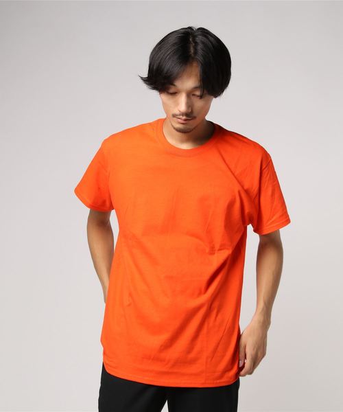 GILDAN（ギルダン）の「GILDAN/ギルダン TEE（Tシャツ/カットソー・メンズ・ホワイト/チャコールグレー/ブラック/ダークブラウン/パープル/グレー/オリーブ/ピンク/イエロー/オレンジ/ブルー/グリーン/ボルドー/ワインレッド/ロイヤルブルー・MEDIUM/LARGE/X-LARGE）」の15枚目の写真