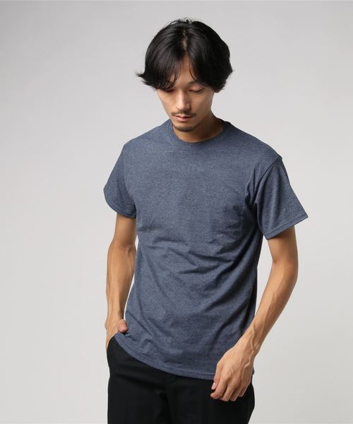 GILDAN（ギルダン）の「GILDAN/ギルダン TEE（Tシャツ/カットソー・メンズ・ホワイト/チャコールグレー/ブラック/ダークブラウン/パープル/グレー/オリーブ/ピンク/イエロー/オレンジ/ブルー/グリーン/ボルドー/ワインレッド/ロイヤルブルー・MEDIUM/LARGE/X-LARGE）」の9枚目の写真