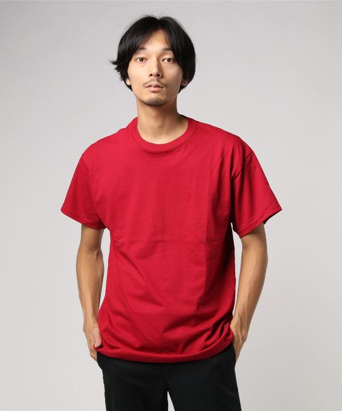 GILDAN（ギルダン）の「GILDAN/ギルダン TEE（Tシャツ/カットソー・メンズ・ホワイト/チャコールグレー/ブラック/ダークブラウン/パープル/グレー/オリーブ/ピンク/イエロー/オレンジ/ブルー/グリーン/ボルドー/ワインレッド/ロイヤルブルー・MEDIUM/LARGE/X-LARGE）」の14枚目の写真