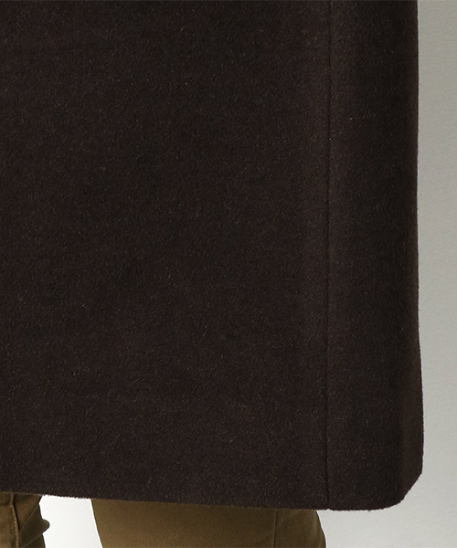 COMME CA COMMUNE(コムサコミューン)の「【NELLO GORI】 ネロゴリ カシミヤ ブレンド モッサ チェスターコート(チェスターコート・メンズ・ダークブラウン/ネイビー/キャメル・SMALL/MEDIUM/LARGE/X-LARGE)」の9枚目の写真