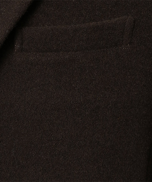 COMME CA COMMUNE(コムサコミューン)の「【NELLO GORI】 ネロゴリ カシミヤ ブレンド モッサ チェスターコート(チェスターコート・メンズ・ダークブラウン/ネイビー/キャメル・SMALL/MEDIUM/LARGE/X-LARGE)」の6枚目の写真