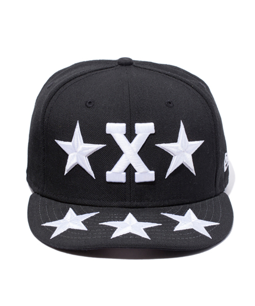 XLARGE（エクストララージ）の「XLARGE NEWERA STARS SNAPBACK CAP（キャップ・メンズ・ブラック/ネイビー・ONE SIZE）」の3枚目の写真