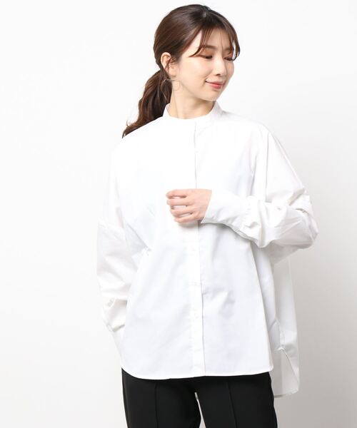 KOBE LETTUCE（コウベレタス）の「コットン混ルーズビッグシャツトップス（シャツ/ブラウス・レディース・ベージュ/ネイビー/オフホワイト/サックスブルー/ピンク/モカ/ホワイト系その他/ブラウン系その他/ベージュ系その他/ブルー系その他/ピンク系その他/ブルー系その他2/カーキ/グリーン系その他/ブラック系その他/グレー系その他/チャコール/ピンク系その他2/ピンク系その他3/ブラック/グリーン/オレンジ/イエロー/イエロー系その他/オレンジ系その他/ホワイト系その他2/ホワイト系その他3/ベージュ系その他2/ベージュ系その他3/グリーン系その他2/ブルー系その他3/ブルー系その他4/ブルー系その他5/ブルー系その他6/ブラック系その他2/ブラウン系その他3/グレー系その他2/ブラック系その他3/グリーン系その他3/グレー系その他3/ブラウン系その他2/イエロー系その他2/イエロー系その他3/ベージュ系その他5/ベージュ系その他4/レッド系その他/レッド/ベージュ系その他7/グリーン系その他4/グリーン系その他6/ブラック系その他4/ブラウン系その他4/ブラウン系その他5/ブラック系その他5/グリーン系その他5/グリーン系その他7/ベージュ系その他6/ピンク系その他4/グリーン系/グリーン系1/ピンク系その他5/サックスブルー系1/ブラック系その他7/ホワイト系その他5/ピンク系その他7/グリーン系3/ホワイト系その他4/ピンク系その他6/グリーン系2/サックスブルー系/ブラック系その他6/ピンク系1/ピンク系/ネイビー系1/ピンク系3/ピンク系2/ネイビー系/パープル系/パープル系1/ピンク系5/ピンク系4/ミント/サックスブルー系2/ブルー系その他7/ブルー/ブラウン/ブルー系・1/M/2/4/3）」の6枚目の写真