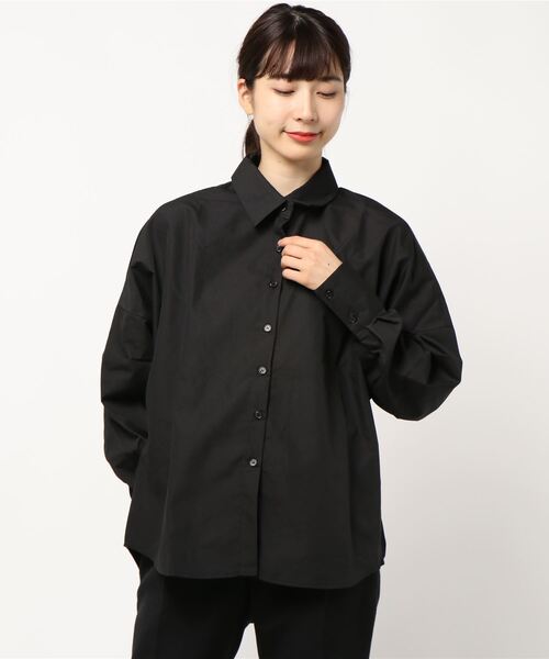 KOBE LETTUCE（コウベレタス）の「コットン混ルーズビッグシャツトップス（シャツ/ブラウス・レディース・ベージュ/ネイビー/オフホワイト/サックスブルー/ピンク/モカ/ホワイト系その他/ブラウン系その他/ベージュ系その他/ブルー系その他/ピンク系その他/ブルー系その他2/カーキ/グリーン系その他/ブラック系その他/グレー系その他/チャコール/ピンク系その他2/ピンク系その他3/ブラック/グリーン/オレンジ/イエロー/イエロー系その他/オレンジ系その他/ホワイト系その他2/ホワイト系その他3/ベージュ系その他2/ベージュ系その他3/グリーン系その他2/ブルー系その他3/ブルー系その他4/ブルー系その他5/ブルー系その他6/ブラック系その他2/ブラウン系その他3/グレー系その他2/ブラック系その他3/グリーン系その他3/グレー系その他3/ブラウン系その他2/イエロー系その他2/イエロー系その他3/ベージュ系その他5/ベージュ系その他4/レッド系その他/レッド/ベージュ系その他7/グリーン系その他4/グリーン系その他6/ブラック系その他4/ブラウン系その他4/ブラウン系その他5/ブラック系その他5/グリーン系その他5/グリーン系その他7/ベージュ系その他6/ピンク系その他4/グリーン系/グリーン系1/ピンク系その他5/サックスブルー系1/ブラック系その他7/ホワイト系その他5/ピンク系その他7/グリーン系3/ホワイト系その他4/ピンク系その他6/グリーン系2/サックスブルー系/ブラック系その他6/ピンク系1/ピンク系/ネイビー系1/ピンク系3/ピンク系2/ネイビー系/パープル系/パープル系1/ピンク系5/ピンク系4/ミント/サックスブルー系2/ブルー系その他7/ブルー/ブラウン/ブルー系・1/M/2/4/3）」の8枚目の写真