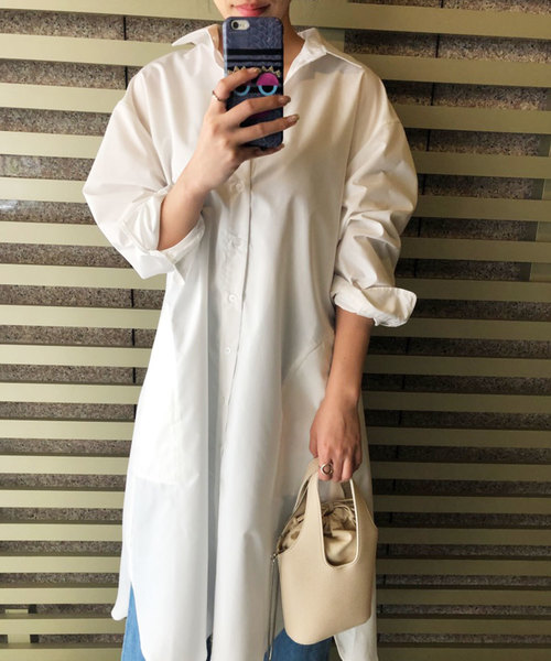 KOBE LETTUCE（コウベレタス）の「コットン混ルーズビッグシャツトップス（シャツ/ブラウス・レディース・ベージュ/ネイビー/オフホワイト/サックスブルー/ピンク/モカ/ホワイト系その他/ブラウン系その他/ベージュ系その他/ブルー系その他/ピンク系その他/ブルー系その他2/カーキ/グリーン系その他/ブラック系その他/グレー系その他/チャコール/ピンク系その他2/ピンク系その他3/ブラック/グリーン/オレンジ/イエロー/イエロー系その他/オレンジ系その他/ホワイト系その他2/ホワイト系その他3/ベージュ系その他2/ベージュ系その他3/グリーン系その他2/ブルー系その他3/ブルー系その他4/ブルー系その他5/ブルー系その他6/ブラック系その他2/ブラウン系その他3/グレー系その他2/ブラック系その他3/グリーン系その他3/グレー系その他3/ブラウン系その他2/イエロー系その他2/イエロー系その他3/ベージュ系その他5/ベージュ系その他4/レッド系その他/レッド/ベージュ系その他7/グリーン系その他4/グリーン系その他6/ブラック系その他4/ブラウン系その他4/ブラウン系その他5/ブラック系その他5/グリーン系その他5/グリーン系その他7/ベージュ系その他6/ピンク系その他4/グリーン系/グリーン系1/ピンク系その他5/サックスブルー系1/ブラック系その他7/ホワイト系その他5/ピンク系その他7/グリーン系3/ホワイト系その他4/ピンク系その他6/グリーン系2/サックスブルー系/ブラック系その他6/ピンク系1/ピンク系/ネイビー系1/ピンク系3/ピンク系2/ネイビー系/パープル系/パープル系1/ピンク系5/ピンク系4/ミント/サックスブルー系2/ブルー系その他7/ブルー/ブラウン/ブルー系・1/M/2/4/3）」の5枚目の写真