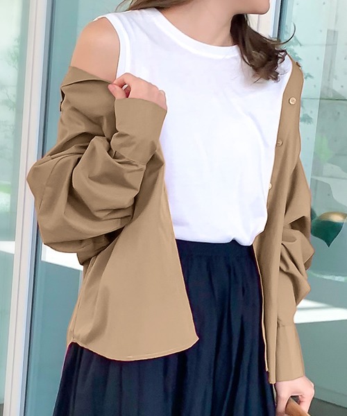 KOBE LETTUCE（コウベレタス）の「コットン混ルーズビッグシャツトップス（シャツ/ブラウス・レディース・ベージュ/ネイビー/オフホワイト/サックスブルー/ピンク/モカ/ホワイト系その他/ブラウン系その他/ベージュ系その他/ブルー系その他/ピンク系その他/ブルー系その他2/カーキ/グリーン系その他/ブラック系その他/グレー系その他/チャコール/ピンク系その他2/ピンク系その他3/ブラック/グリーン/オレンジ/イエロー/イエロー系その他/オレンジ系その他/ホワイト系その他2/ホワイト系その他3/ベージュ系その他2/ベージュ系その他3/グリーン系その他2/ブルー系その他3/ブルー系その他4/ブルー系その他5/ブルー系その他6/ブラック系その他2/ブラウン系その他3/グレー系その他2/ブラック系その他3/グリーン系その他3/グレー系その他3/ブラウン系その他2/イエロー系その他2/イエロー系その他3/ベージュ系その他5/ベージュ系その他4/レッド系その他/レッド/ベージュ系その他7/グリーン系その他4/グリーン系その他6/ブラック系その他4/ブラウン系その他4/ブラウン系その他5/ブラック系その他5/グリーン系その他5/グリーン系その他7/ベージュ系その他6/ピンク系その他4/グリーン系/グリーン系1/ピンク系その他5/サックスブルー系1/ブラック系その他7/ホワイト系その他5/ピンク系その他7/グリーン系3/ホワイト系その他4/ピンク系その他6/グリーン系2/サックスブルー系/ブラック系その他6/ピンク系1/ピンク系/ネイビー系1/ピンク系3/ピンク系2/ネイビー系/パープル系/パープル系1/ピンク系5/ピンク系4/ミント/サックスブルー系2/ブルー系その他7/ブルー/ブラウン/ブルー系・1/M/2/4/3）」の21枚目の写真