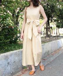 MODE ROBE | Ｖネックリボンオールインワン(つなぎ/オールインワン)