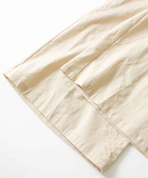 MODE ROBE(モードローブ)の「Vネックリボンオールインワン(つなぎ/オールインワン・レディース・ブラック/ベージュ/カーキ/オレンジ・FREE)」の16枚目の写真