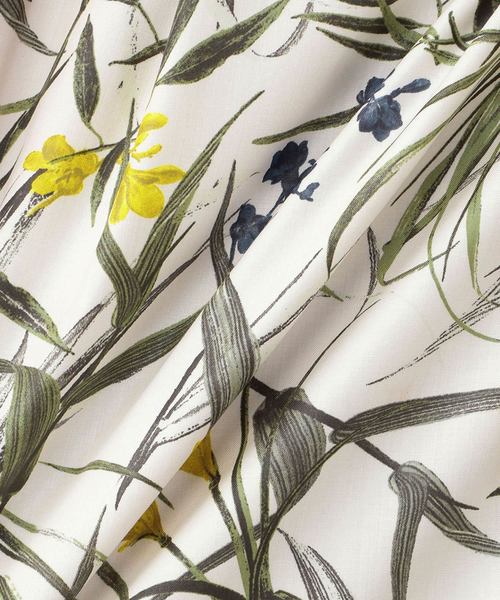 A/C DESIGN BY ALPHA CUBIC（エーシーデザインバイアルファキュービック）の「◇カタログ掲載◇ボタニカルプリントワンピース（ワンピース・レディース・ネイビー/オフホワイト・9号/13号/11号）」の10枚目の写真